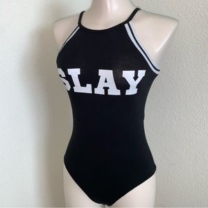 Black Slay Bodysuit